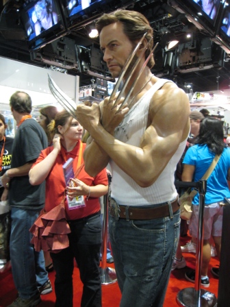 Many stopped to admire the overall hunkiness of this Wolverine statue.