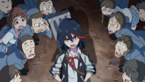 New transfer student Ryuko already getting into trouble.